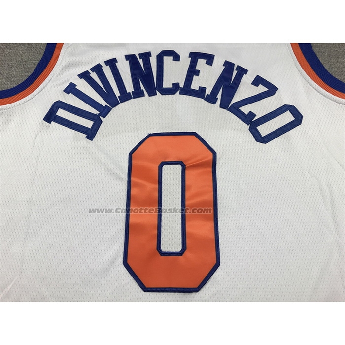 Maglia New York Knicks Donte Divincenzo #0 Association Bianco
